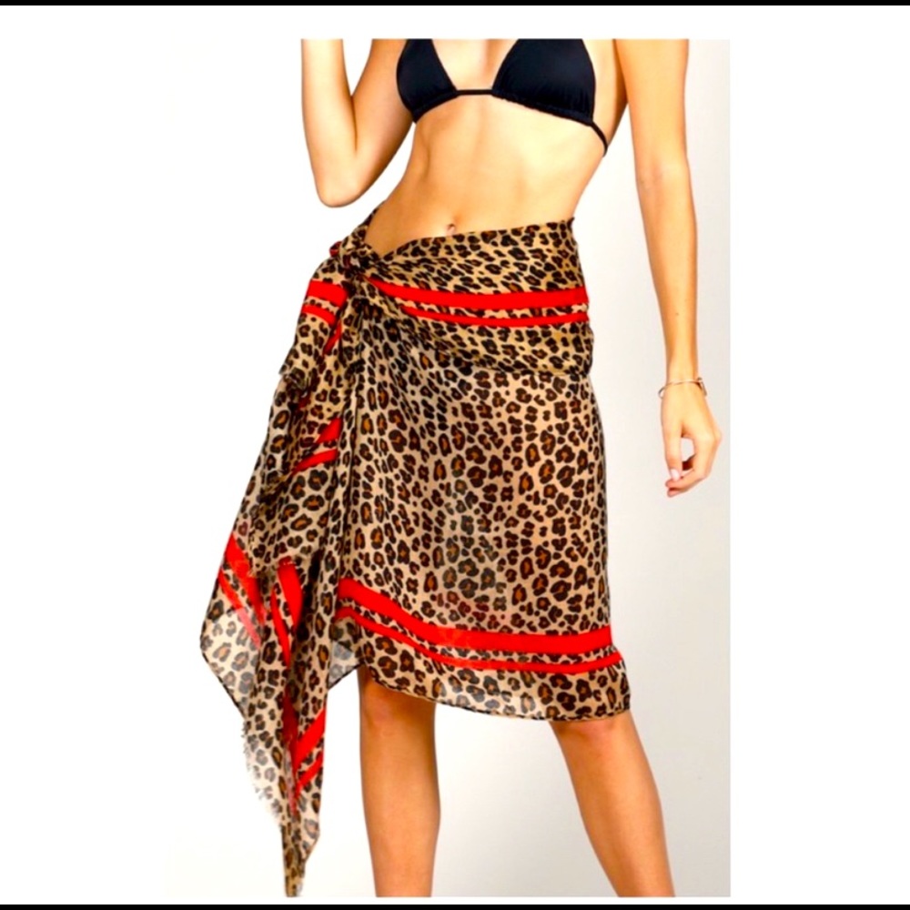 NEW Macchia De Ruggine Spectacular Versatile Sheer Wrap/Scarf/Head Wrap 33”x71”